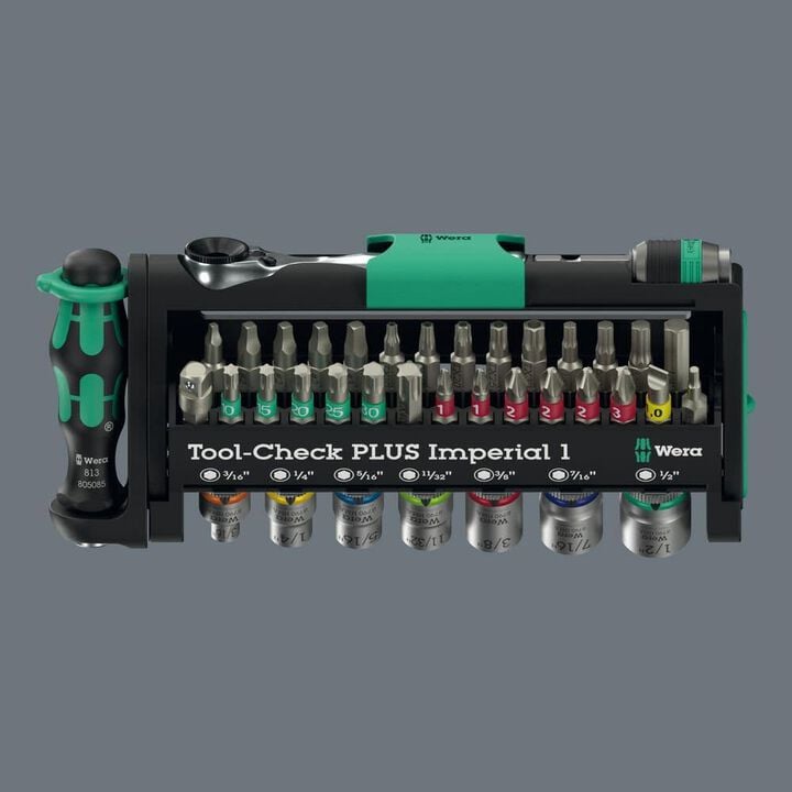 Wera Tools Chrome-Vanadium Tool-Check Plus Imperial 1 Set, 39 Pieces, large image number 1