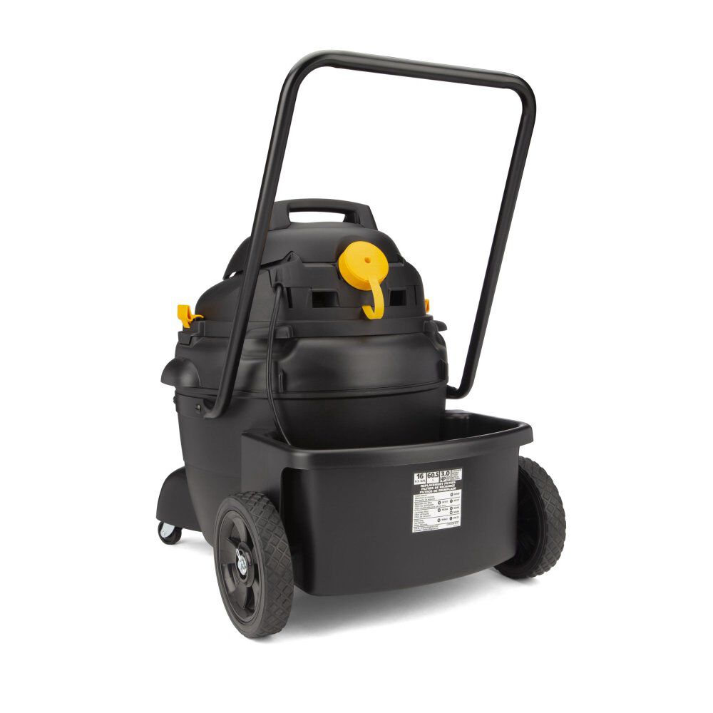 Shop Vac Contractor Series Wet/Dry Vacuum 16 Gallon 3.0 Peak HP with Motor 9593406 Acme Tools