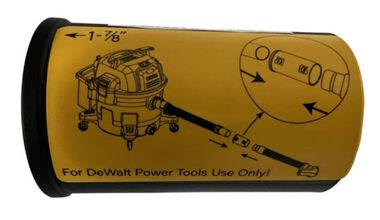 DEWALT Adapter 1-7/8 inch Hose to 1-2/3 inch Power Tools for Dust Collection