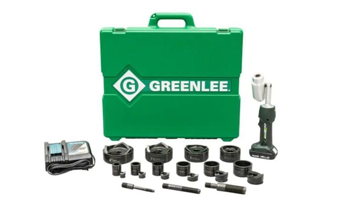 Greenlee Battery-Hydraulic Knockout Kit with Slug-Buster 1/2 Inch - 4 Inch