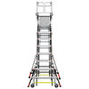 Little Giant Safety Cage Model 8 Ft. to 14 Ft. IAA FG with All Terrain Wheels and Wheel Lift, small