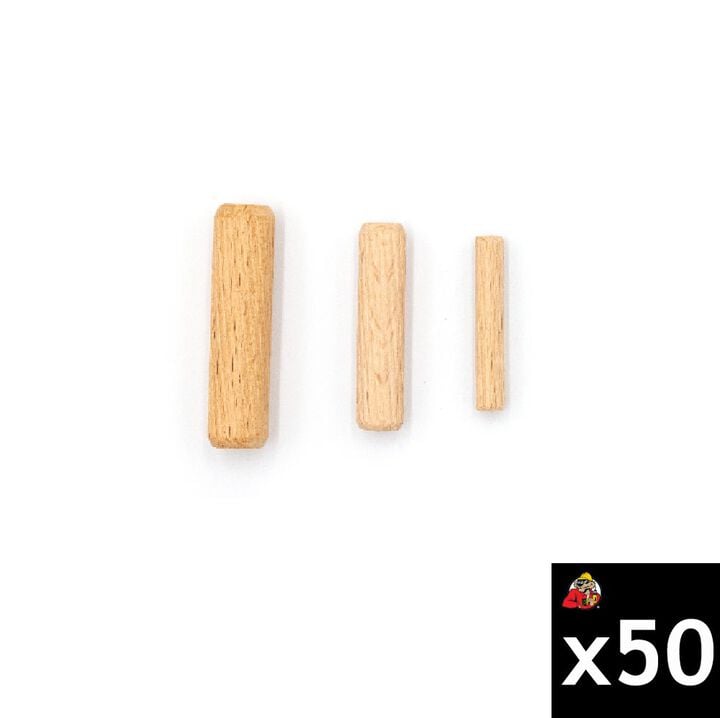 Kreg 1/4 Inch x 1-1/8 Inch Dowel, 50 Pieces