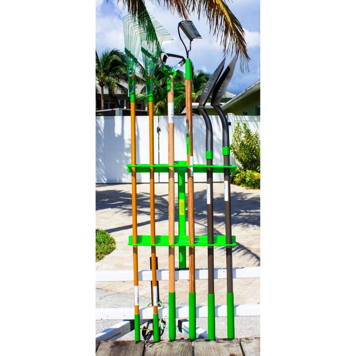Green Touch Large Six Hand Tool Rack For Open Trailer, large image number 1