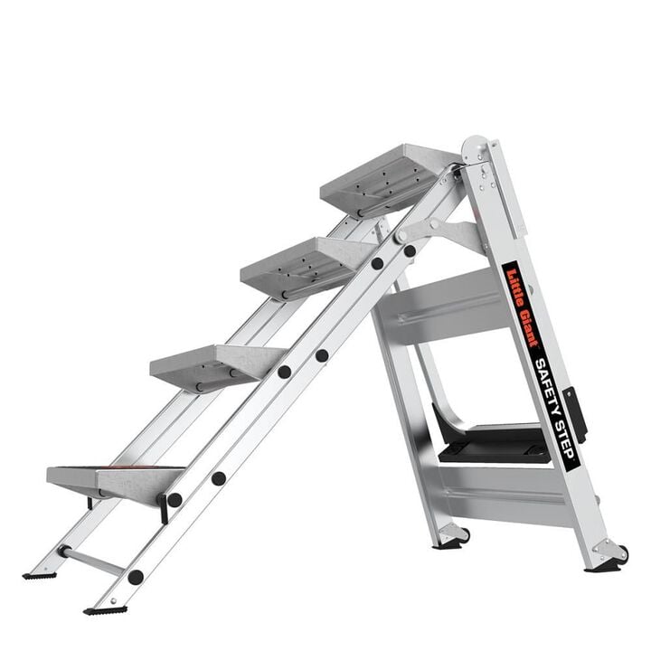 Little Giant Safety Safety Step M4 Aluminum Type 1A Step Stool with Handrail, large image number 6