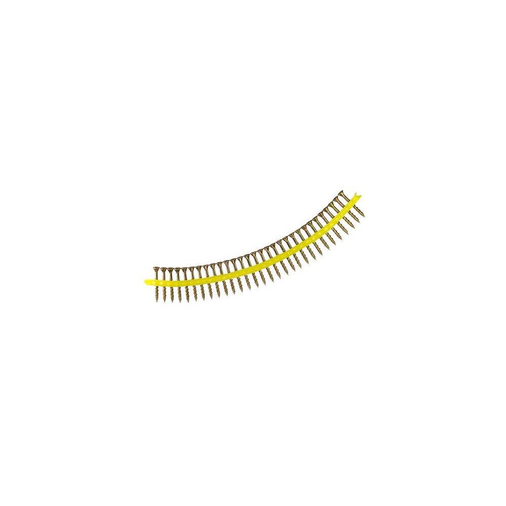Simpson Strong-Tie Strong-Drive #9 x 1-3/4in L T25 Yellow Zinc Interior Wood Screw 2000pk, large image number 3