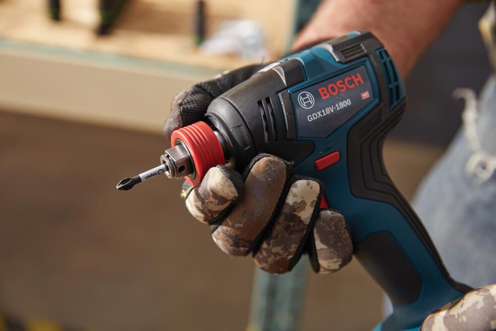 Bosch 18V EC 1 4in 1 2in Two in One Bit Socket Impact Driver Kit