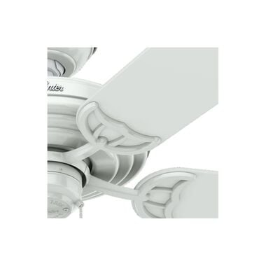 Hunter Fan Sea Air Ceiling Fan 52in Outdoor White White, large image number 2