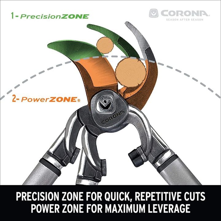 Corona Bypass Loppers with Handle 2in DualCUT MaxForged Steel, large image number 3
