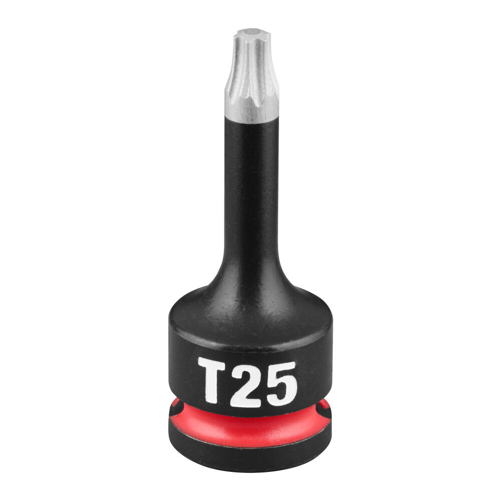 Milwaukee SHOCKWAVE Impact Duty 3/8 Inch Drive 2 Inch Torx T25 Bit Socket - 49-66-7339