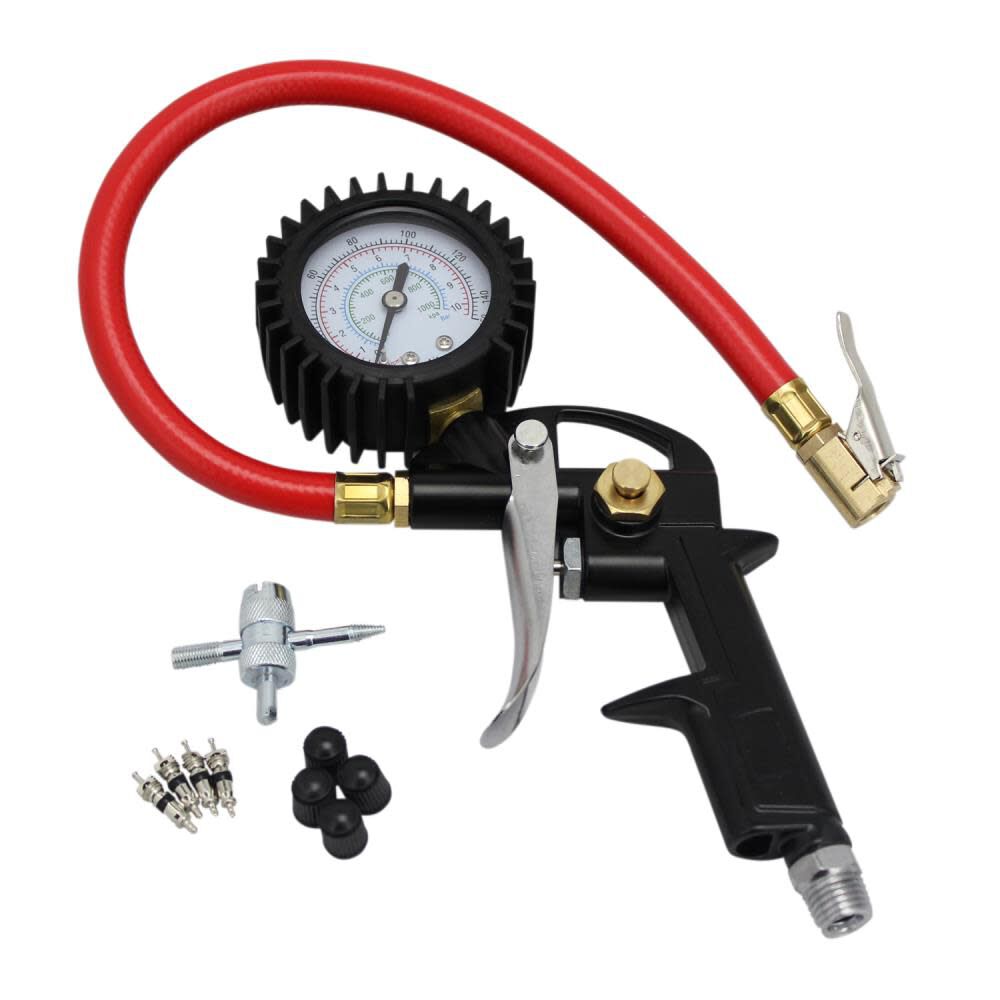 Milton 10 piece Pistol Grip Inflator Gauge Kit – EX0510 PackIT