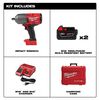 Milwaukee M18 FUEL High Torque 1/2 Impact Wrench with Friction Ring Kit, small