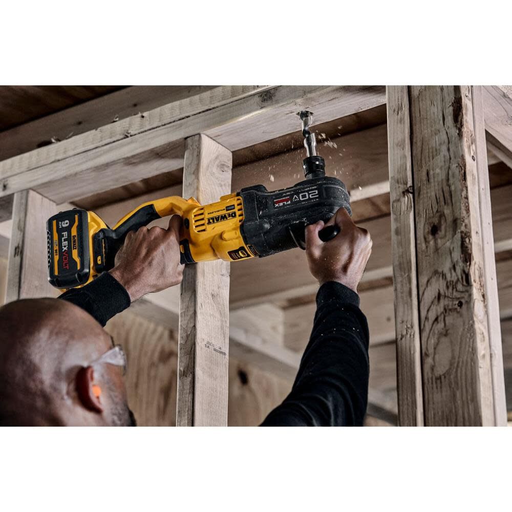 DEWALT FLEXVOLT Advantage 20V MAX 7/16in Quick Change Stud & Joist Drill (Bare Tool), large image number 10