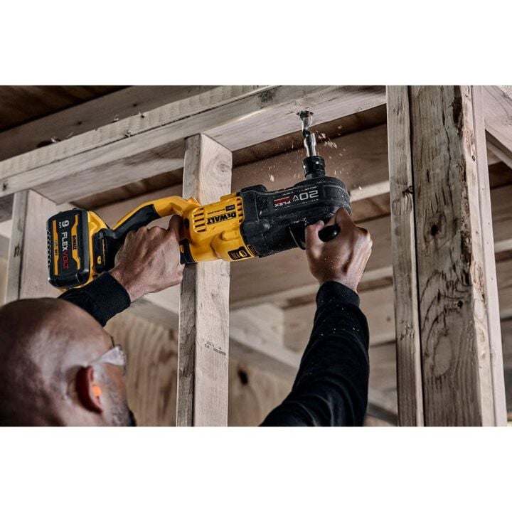 DEWALT FLEXVOLT Advantage 20V MAX 7/16in Quick Change Stud & Joist Drill (Bare Tool), large image number 9