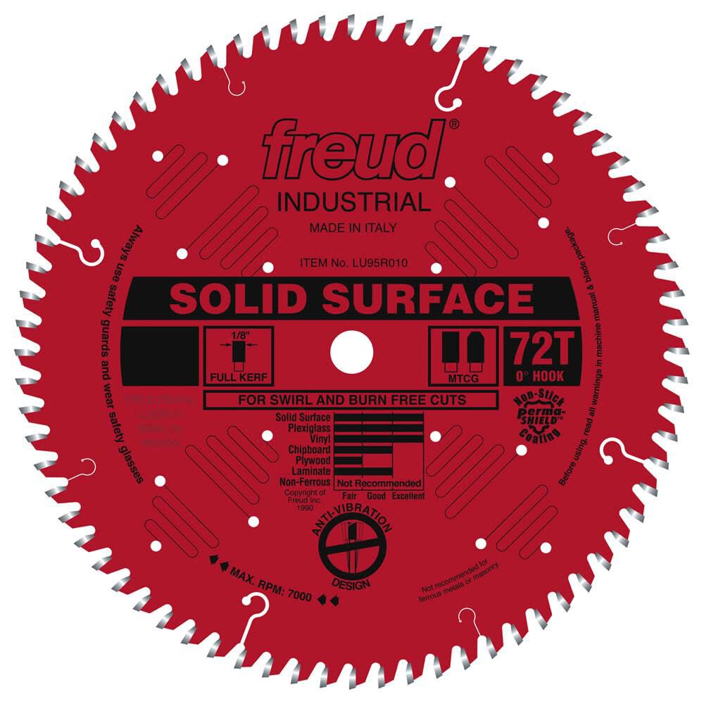Freud 14 In. x 96T Solid Surface Blade, large image number 1