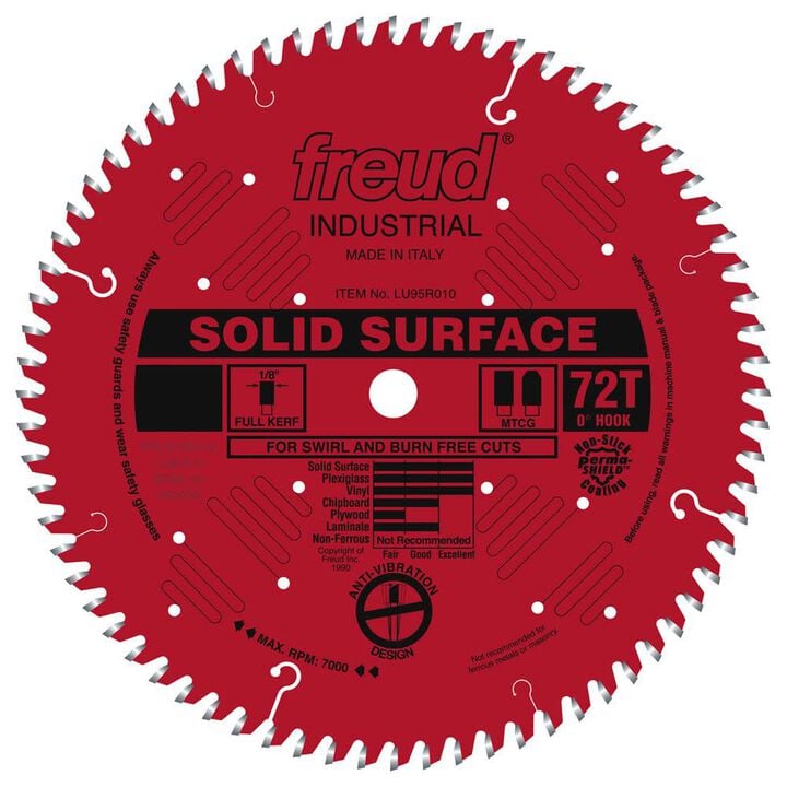 Freud 14 In. x 96T Solid Surface Blade, large image number 0