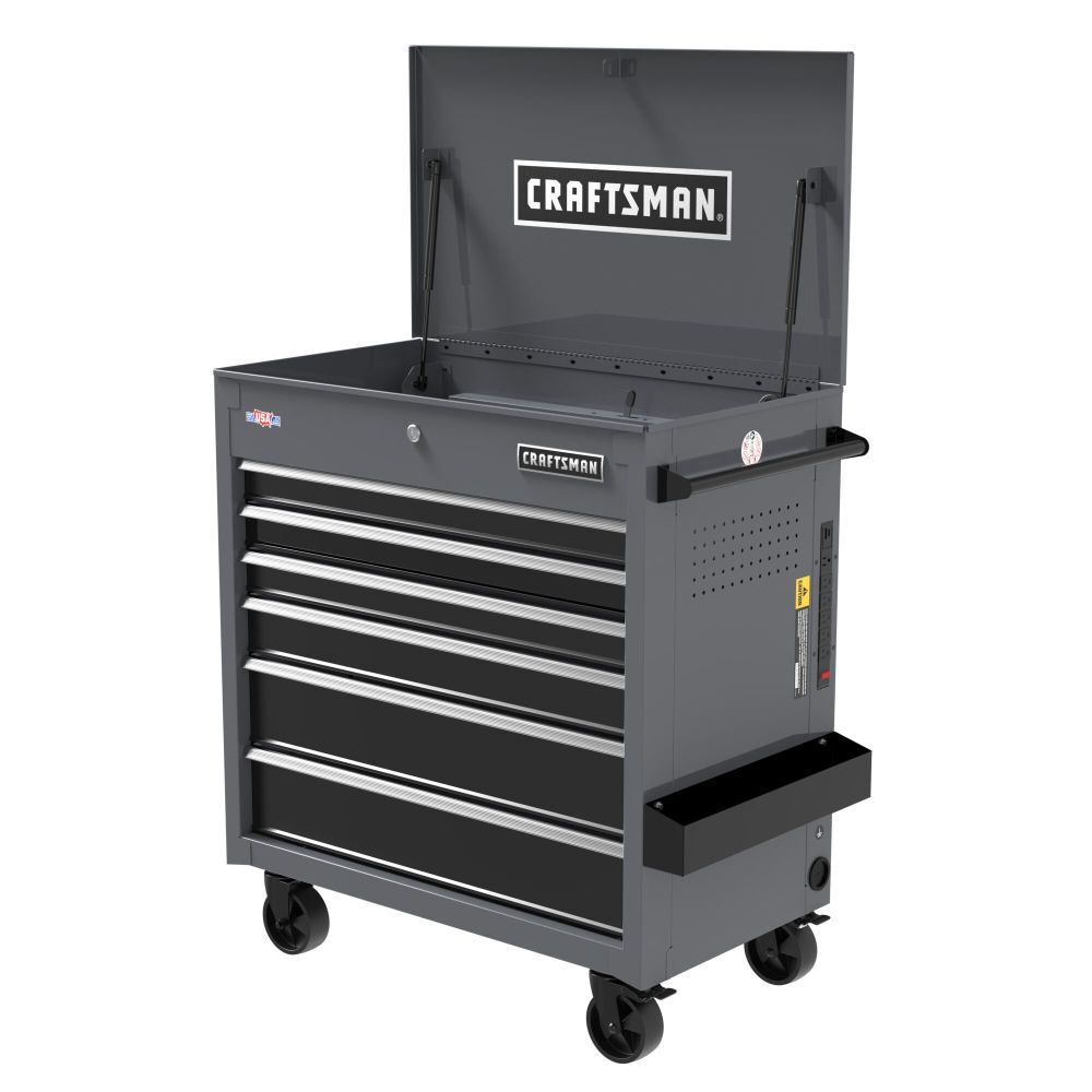 CRAFTSMAN Full Bank Rolling Tool Cabinet – CMSTUC06GB