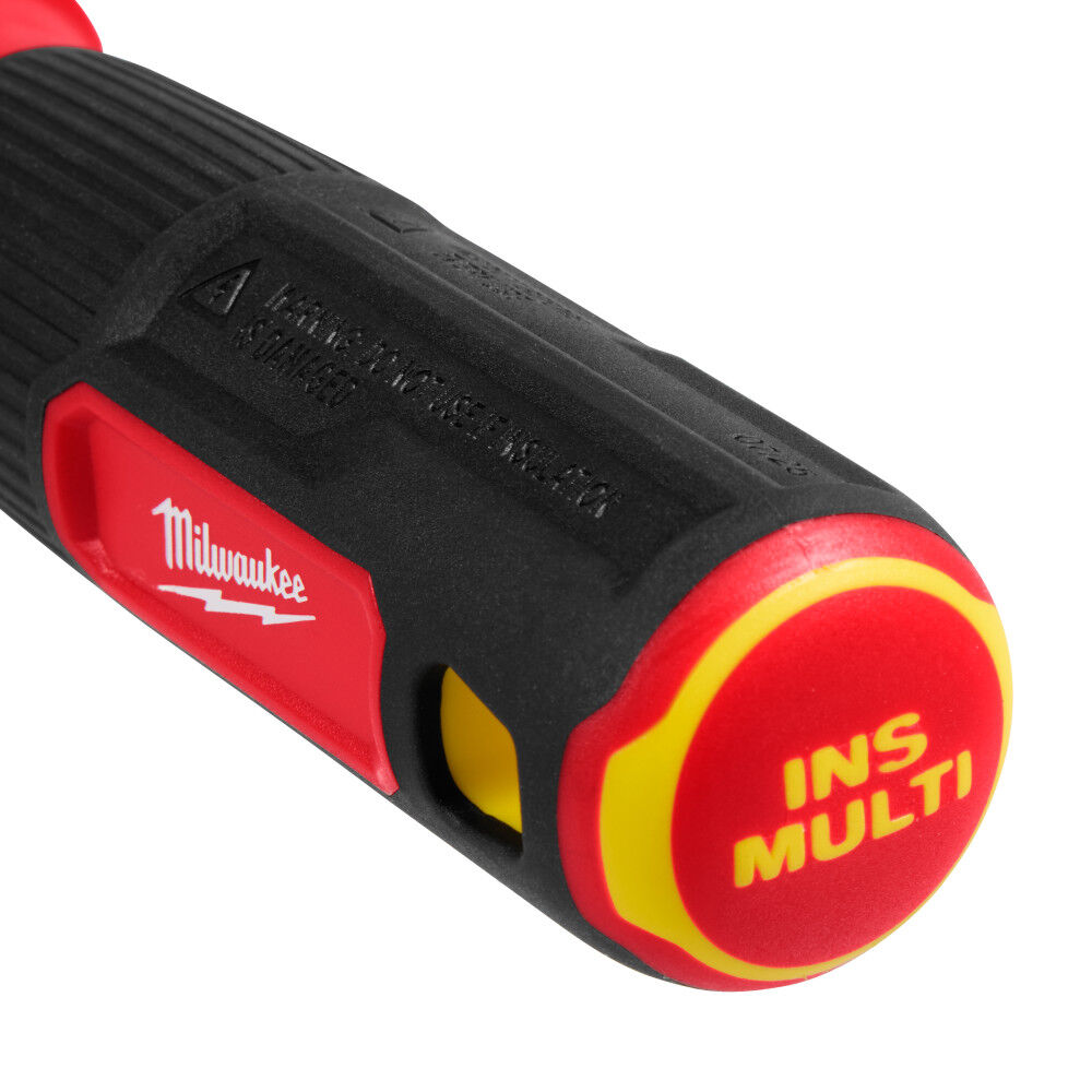 Milwaukee 2 in 1 1000V Insulated Flip Shank Multi-Bit Screwdriver, large image number 10