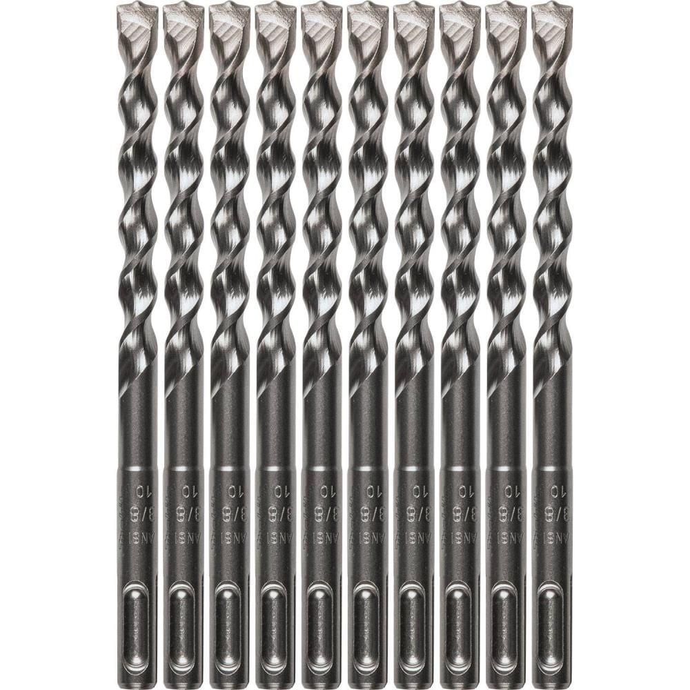 Makita 3/8in x 6in SDS-Plus Bit, 2-Cutter, 10pk, large image number 1