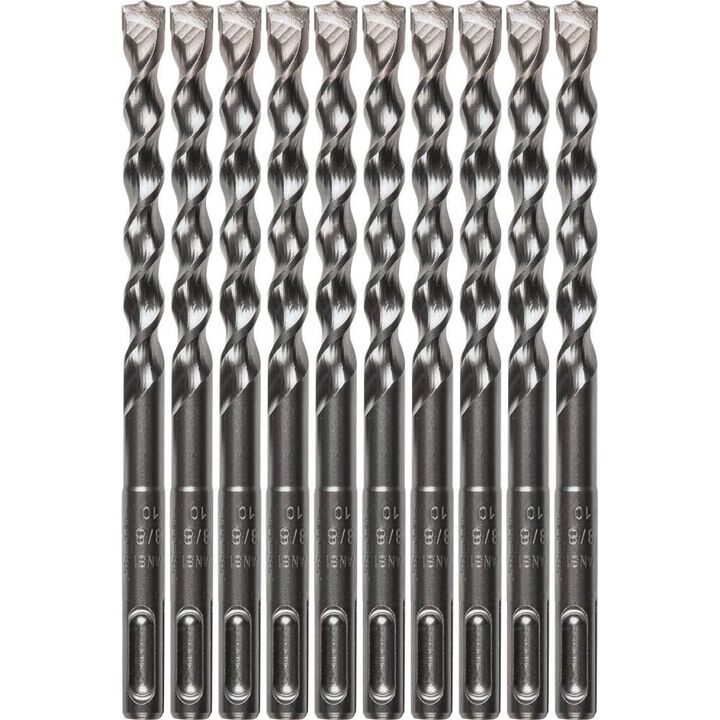 Makita 3/8in x 6in SDS-Plus Bit, 2-Cutter, 10pk, large image number 0