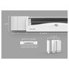 Vornado Transom Window Air Circulator with Remote 120V 185 CFM White, small image number 3