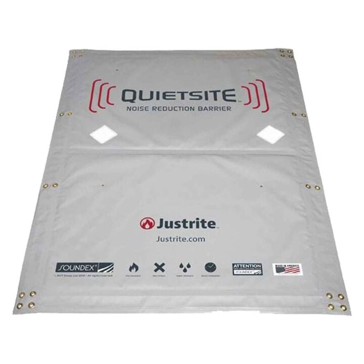 Justrite 4 x 6 Ft. Gray PVC Coated Polyester Sound Barrier Panel