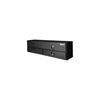 Buyers Products Company 21x18x72 Inch Textured Matte Black Diamond Tread Aluminum Heavy-Duty Flatbed Contractor With Lower Drawers, small image number 2