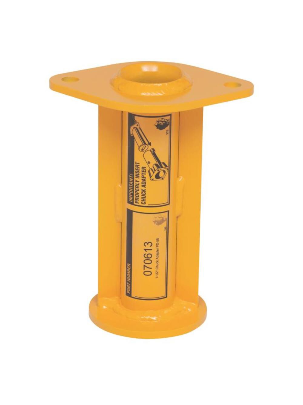 Rhino Tool 1-1/2 in Chuck Adapter for PD-55/HPD 60 - 070613