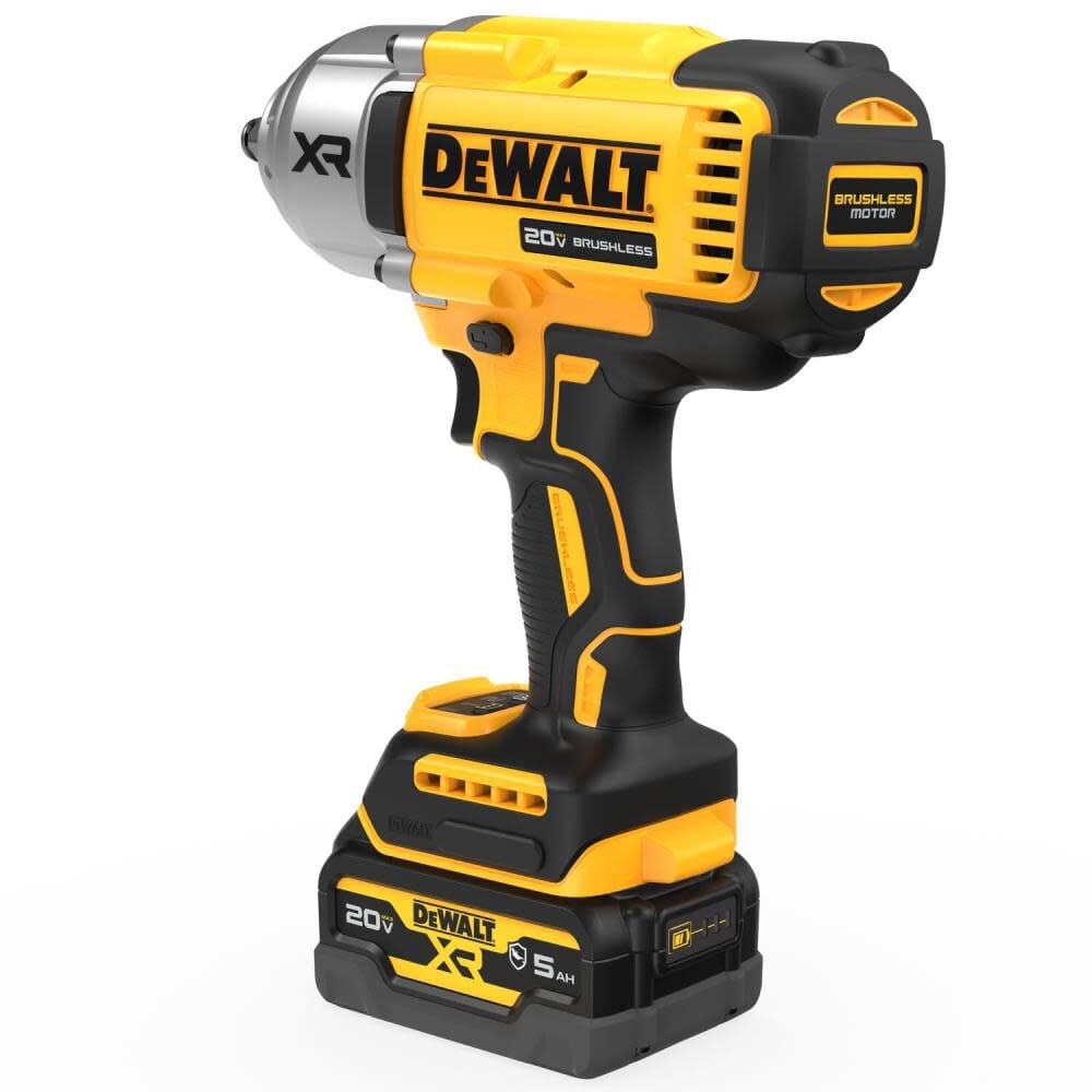 DEWALT 20V MAX XR 1/2in High Torque Impact Wrench with Hog Ring Anvil Kit, large image number 5