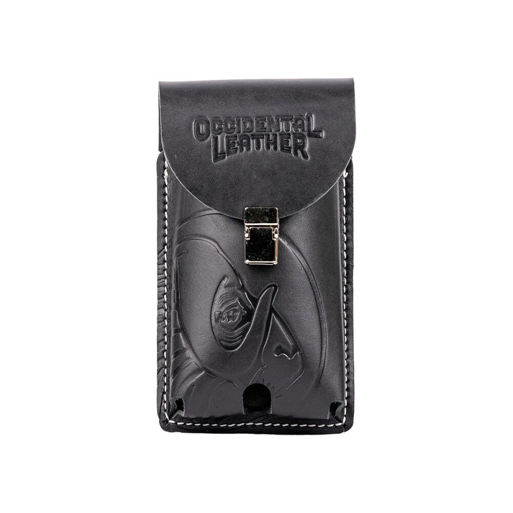 Occidental Leather Leather Clip-On Phone Holster, Black, 2X, large image number 1