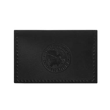 Duluth Pack Black Smooth Leather Business Card Holder