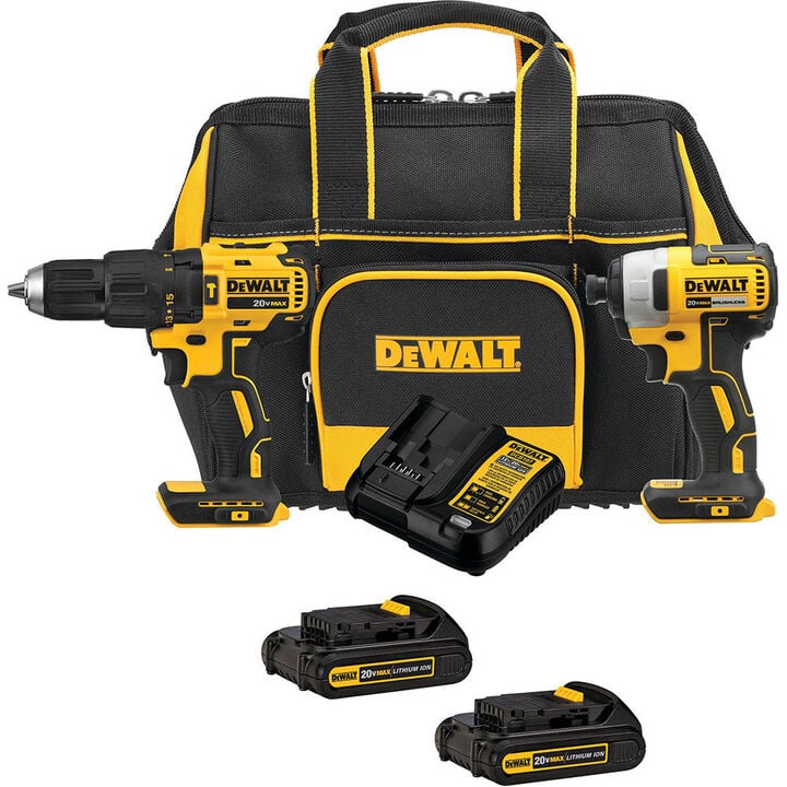 DEWALT 20V Brushless 2 Tool Combo Kit, large image number 0
