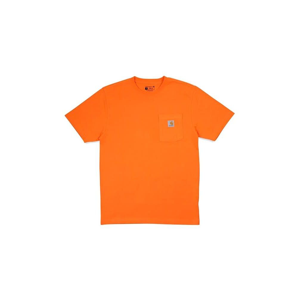 Carhartt Men's Cotton Short-Sleeve T-Shirt, Bright Orange, Large, large image number 2