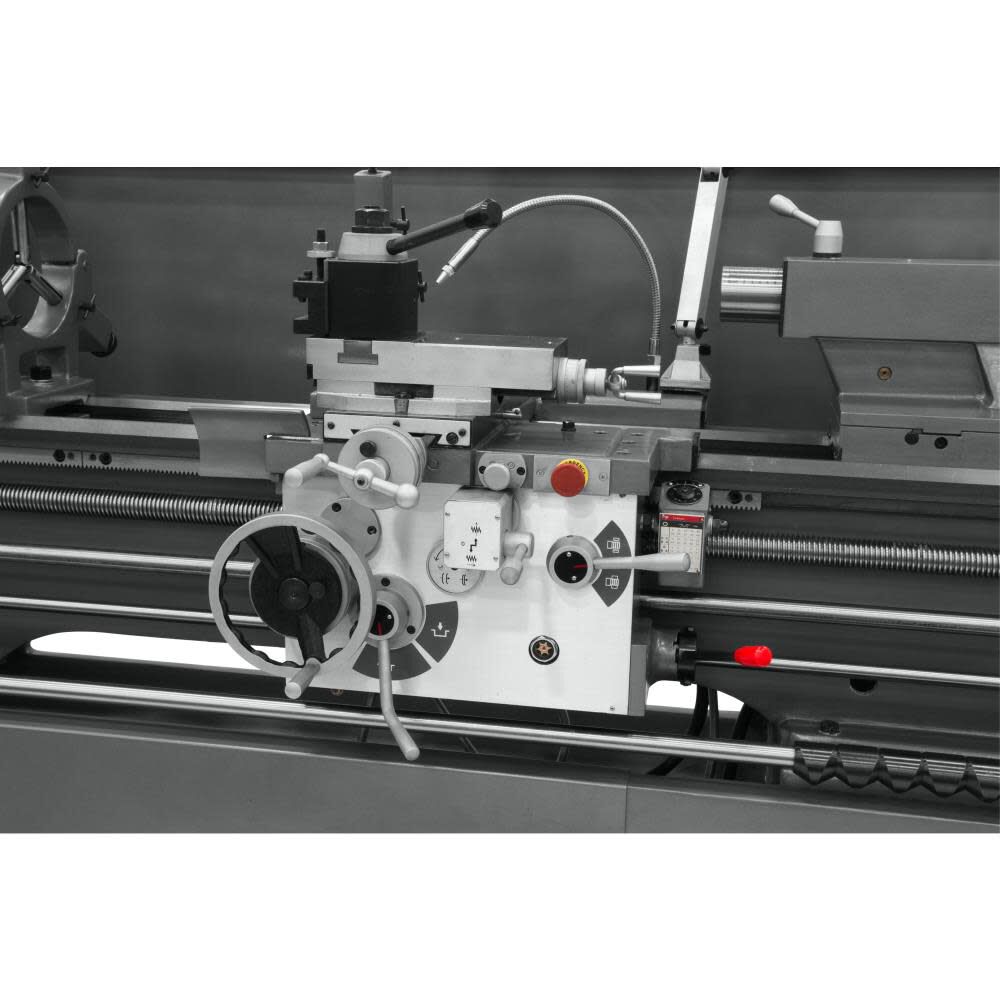 JET Gear Head 16 x 60 ZX Lathe with 2-Axis ACU-RITE DRO 200S Installed, large image number 2