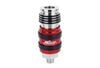 Milton 2 In ONE Universal Safety Exhaust Coupler  1/4 Inch MNPT x 3/8 Inch Body Flow - 1 Pack, small image number 2