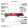 Milwaukee M12 FUEL 1/2inch Right Angle Impact Wrench with Pin Detent (Bare Tool), small image number 4
