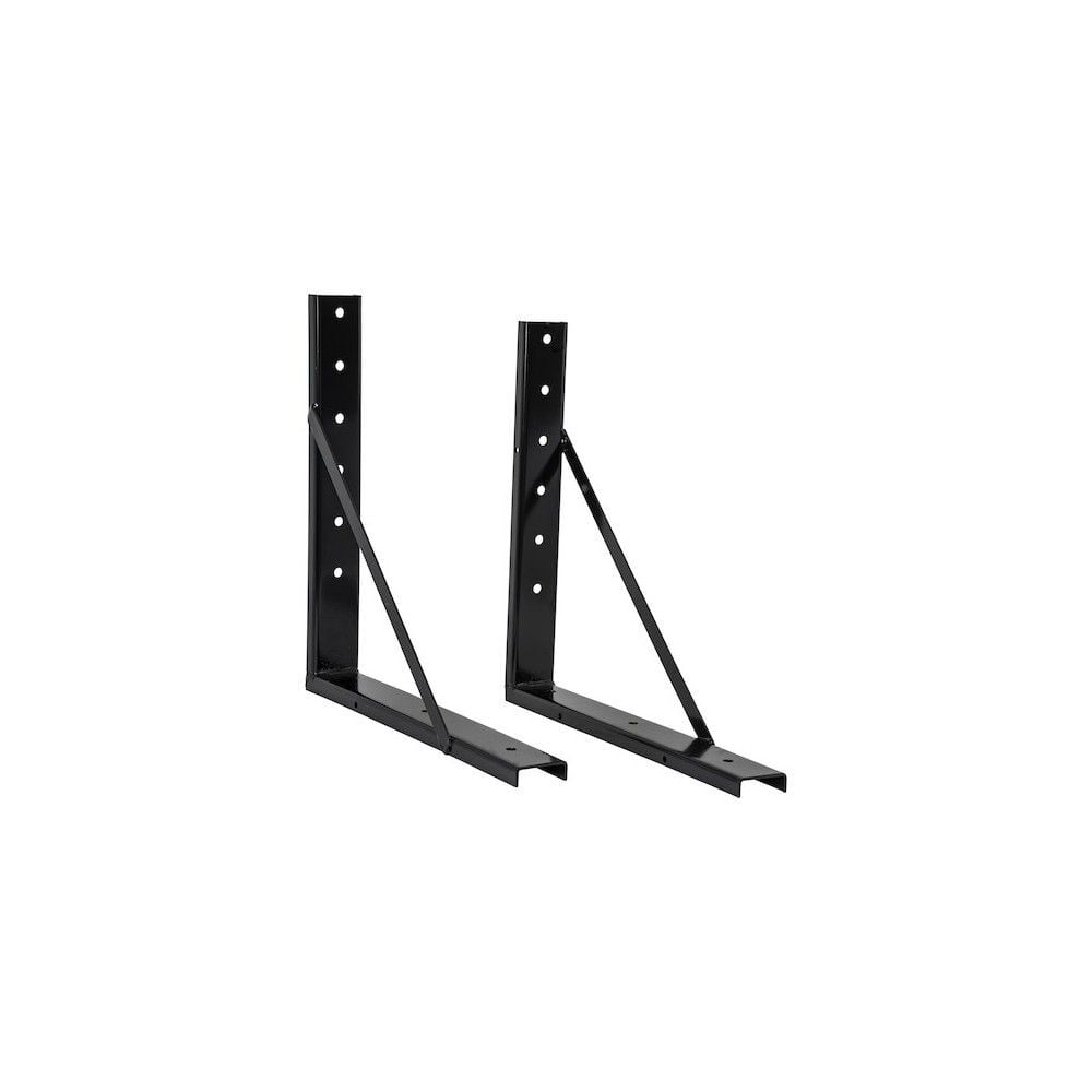 Buyers Products Company 24x24 Inch Welded Black Formed Steel Mounting Brackets, large image number 1