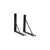 Buyers Products Company 24x24 Inch Welded Black Formed Steel Mounting Brackets, small image number 1
