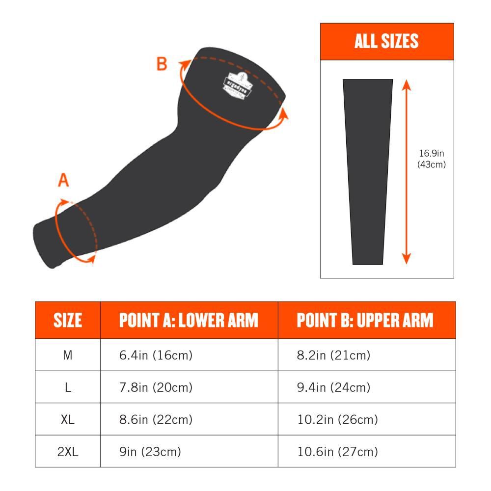 Ergodyne Chill Its 6690 Cooling Arm Sleeves Blue XL, large image number 7