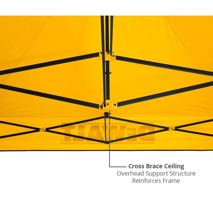 DEWALT E-Z UP 10 Ft. x 10 Ft. Steel Frame Work Shelter, large image number 3