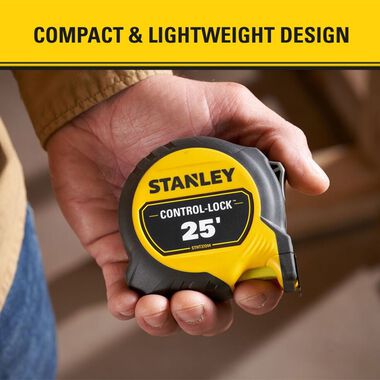 Stanley 25 ft. CONTROL-LOCK Tape Measure, large image number 1