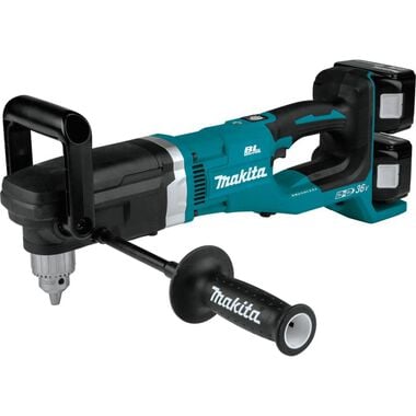 Makita 18V X2 LXT 36V 1/2in Right Angle Drill Kit, large image number 5
