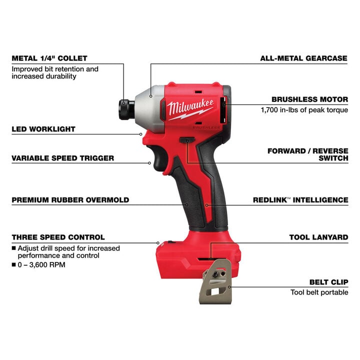 Milwaukee M18 4-Tool Combo Kit, large image number 12