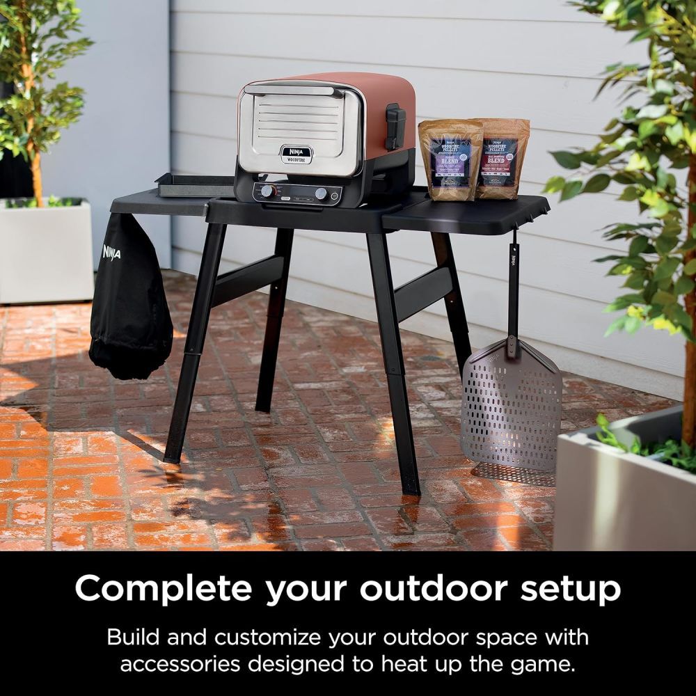 Ninja Woodfire Nylon Anti-Fade Premium Outdoor Oven Cover Black, large image number 6