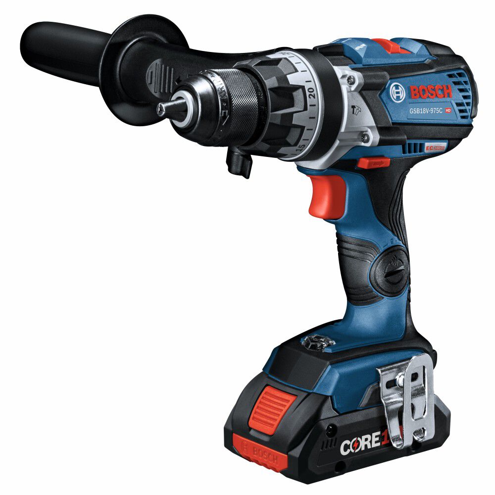 Bosch 18V 1/2 Inch Hammer Drill Driver Kit Reconditioned, large image number 4