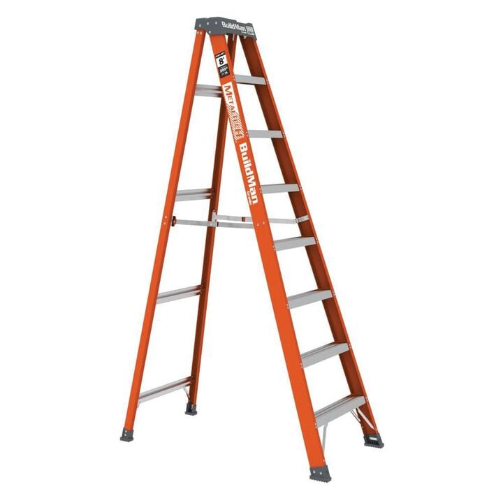 Metaltech 8 Foot Fiberglass Step Ladder