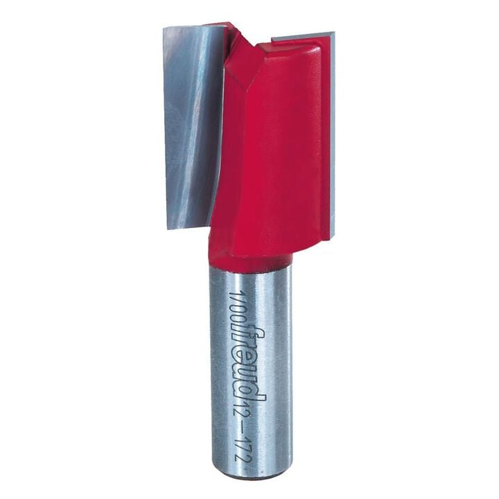 Freud 1 In. (Dia.) Double Flute Straight Bit with 1/2 In. Shank, large image number 0