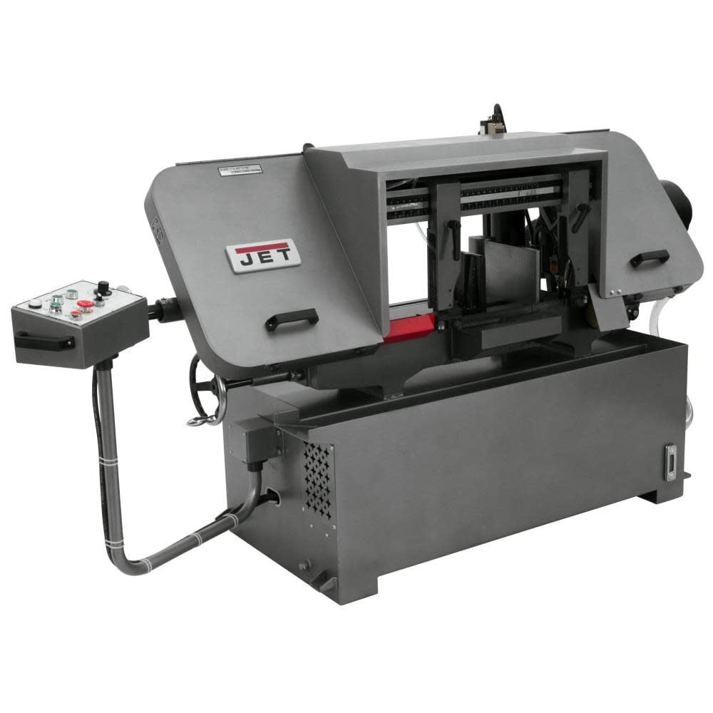 JET J-7060 12 In. x 20 In. Semi-Auto Horizontal Bandsaw 3 HP, large image number 1