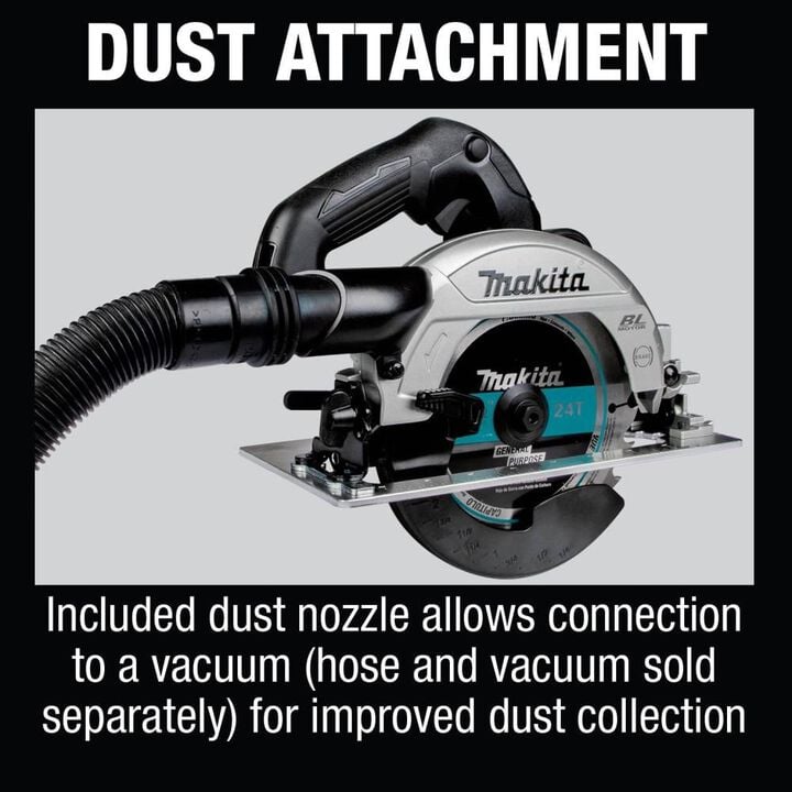 Makita 18V LXT Sub Compact 6 1/2in Circular Saw (Bare Tool), large image number 12