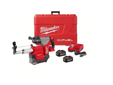Milwaukee M18 FUEL 1 1/8inch SDS Plus Rotary Hammer ONE-KEY Dust Extractor Kit, large image number 1