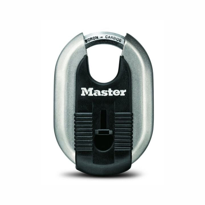 Master Lock Padlock 2.3125in Ball Bearing Locking Shrouded Bell, large image number 1